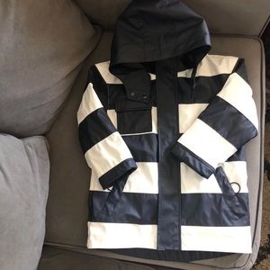 Hatley fleece lined boys rain coat